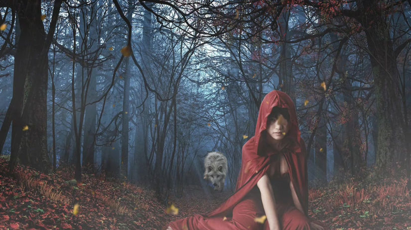 Diane is Little Red Riding Hood